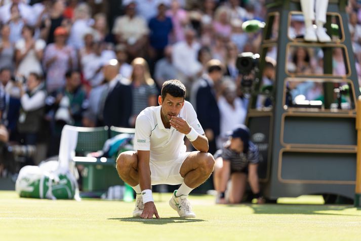 Novak Djokovic verður ekki með á Opna bandaríska risamótinu í tennis.