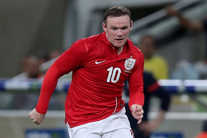 Rooney í leik með enska liðinu.