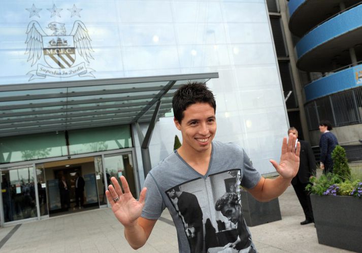 Nasri er mættur til Manchester.