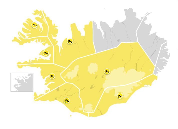 Lægðirnar halda áfram að streyma yfir landið.