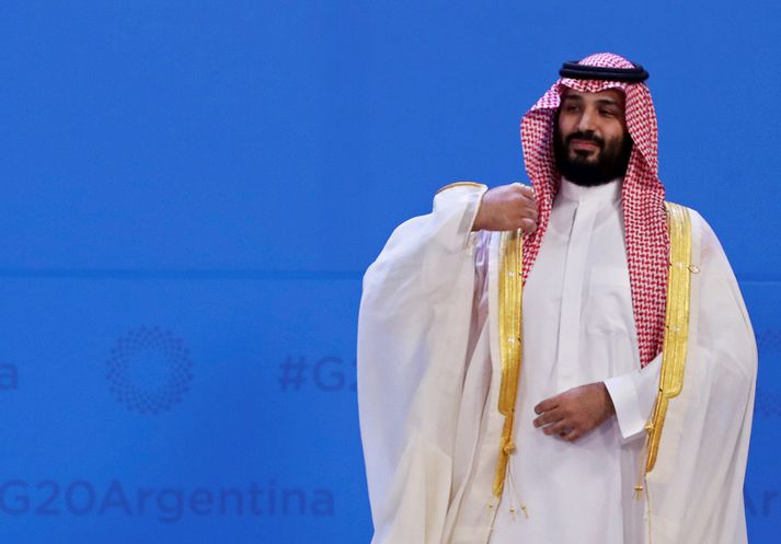 Talið er að Mohammed bin Salman krónprins hafi gefið skipun um morðið á Jamal Khashoggi.