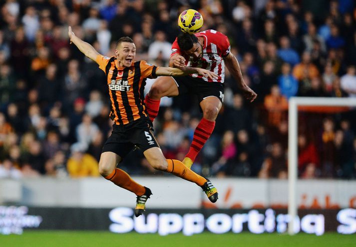 Úr leik Southampton og Hull.