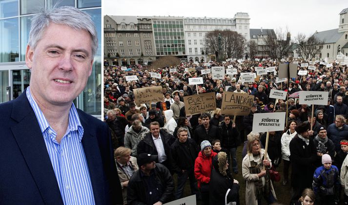 Víst er að Karl Garðarsson gefur ekki mikið fyrir þekkingu þeirra sem ætla að mótmæla í dag -- mótmælin eru algerlega ástæðulaus, ef að er gáð.