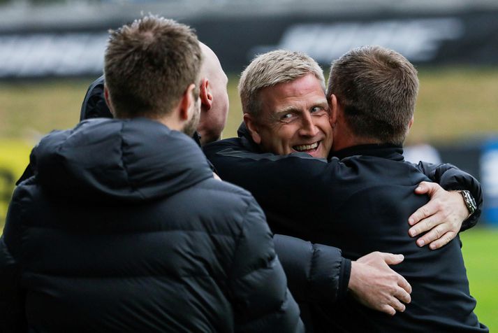 Rúnar Kristinsson hefur unnið færri Íslandsmeistaratitla en Heimir Guðjónsson. Þegar kemur að innbyrðis leikjum þá hefur Rúnar haft tak á Heimi.