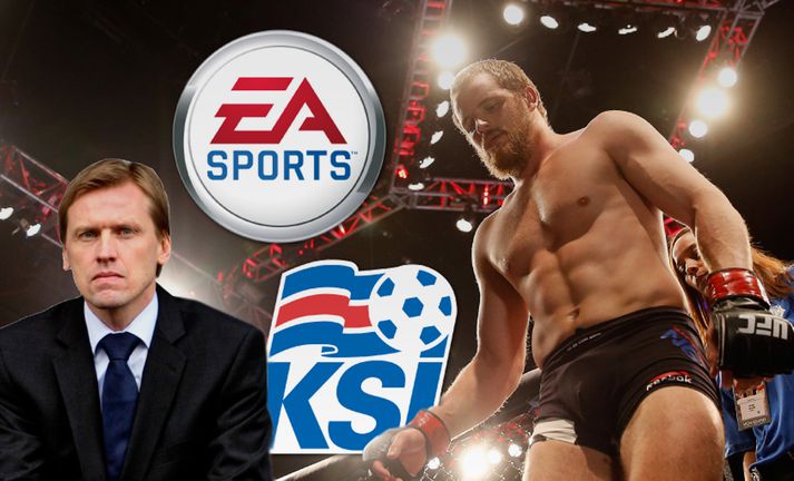 Bardagakappinn Gunnar Nelson er í nýjasta UFC leiknum frá EA Sports en KSÍ neitaði fyrirtækinu um að nota íslenska landsliðið í FIFA 17.