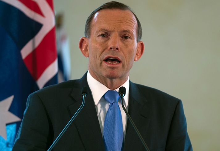 Tony Abbott forsætisráðherra Ástralíu.