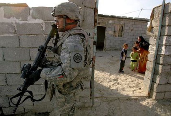 Hermaður í Afganistan.