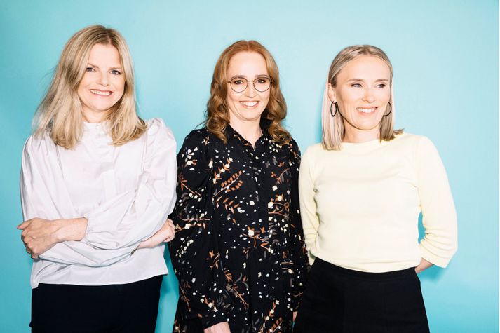 Helga Valfells, Jenny Ruth Hrafnsdóttir og Hekla Arnardóttir, eigendur Crowberry Capital.