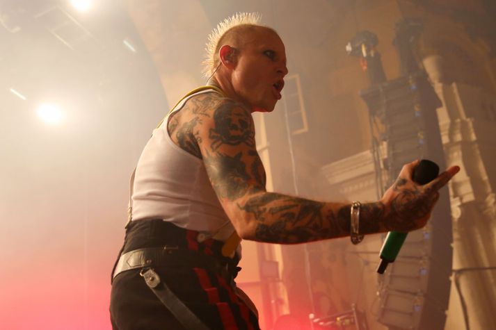 Keith Flint á tónleikum með Prodigy í desember 2017.