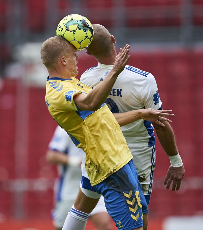 Hjörtur í leiknum með Bröndby.