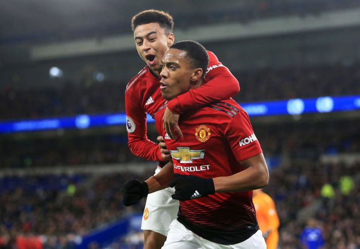 Anthony Martial og Jesse Lingard hafa báðir spilað vel undir stjórn Ole Gunnar Solskjær.