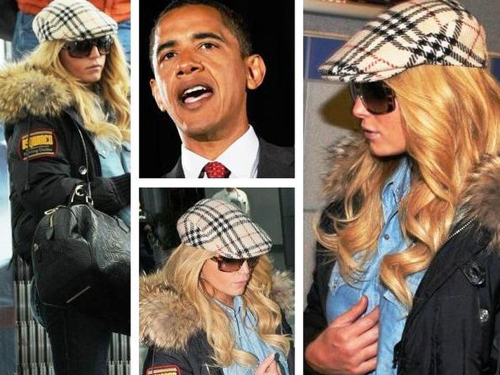 Barack Obama og Jessica Simpson.