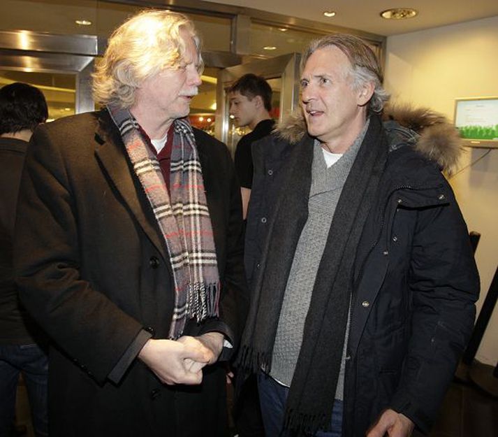 Leikstjórinn Friðrik Þór Friðriksson og athafnamaðurinn Jón Ólafsson voru á meðal gesta.