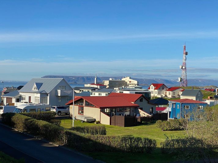 Frá Stykkishólmi. Gul viðvörun hefur verið gefin út á Breiðafjarðarsvæðinu.