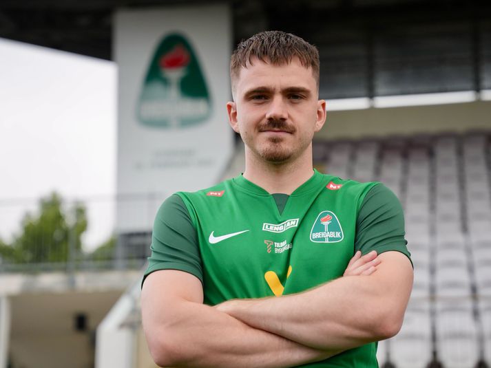 Hlynur Fryer Karlsson er kominn í búning Breiðabliks.