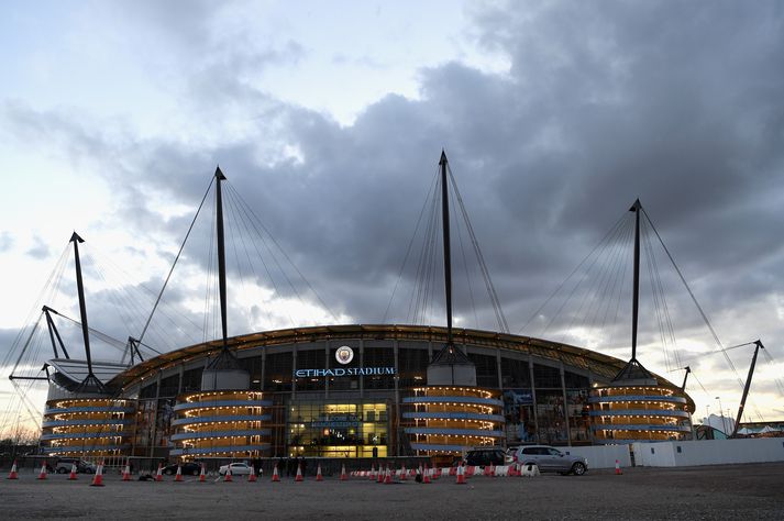 Etihad, heimavöllur Manchester City.