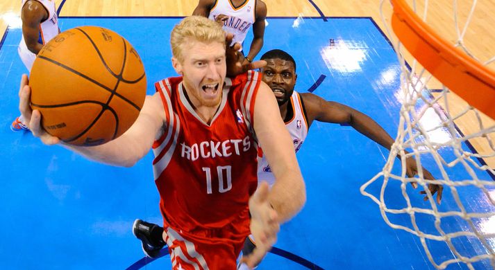 Chase Budinger í leik með Houston Rockets á sínum tíma.