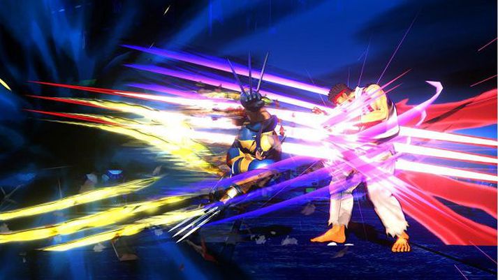 Ryu og Wolverine takast á um hvor skarti betri hárgreiðslu.