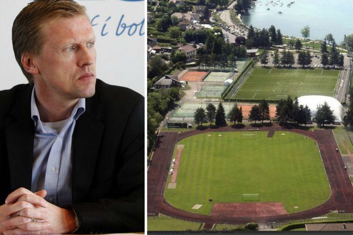KSÍ þarf ekki að borga fyrir að halda æfingavellinum í lagi.