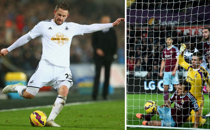 Gylfi Þór Sigurðsson hefði nú alveg tekið við stoðsendingunni.