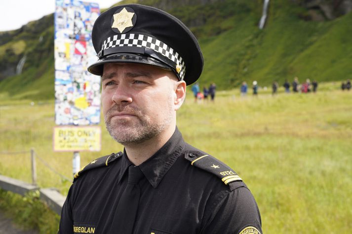 Magnús Ragnarsson aðalvarðstjóri lögreglunnar á Suðurlandi segir fjóra hafa verið í teymi lögreglunnar að kljást við vasaþjófnað. 