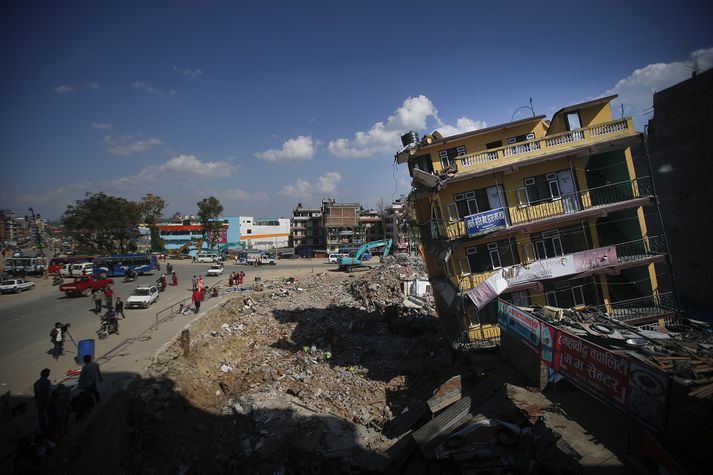 Uppbygging mun taka langan tíma í Nepal.
