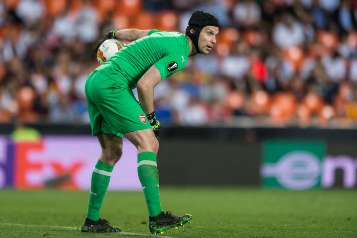 Petr Cech hefur varið mark Arsenal í Evrópudeildinni