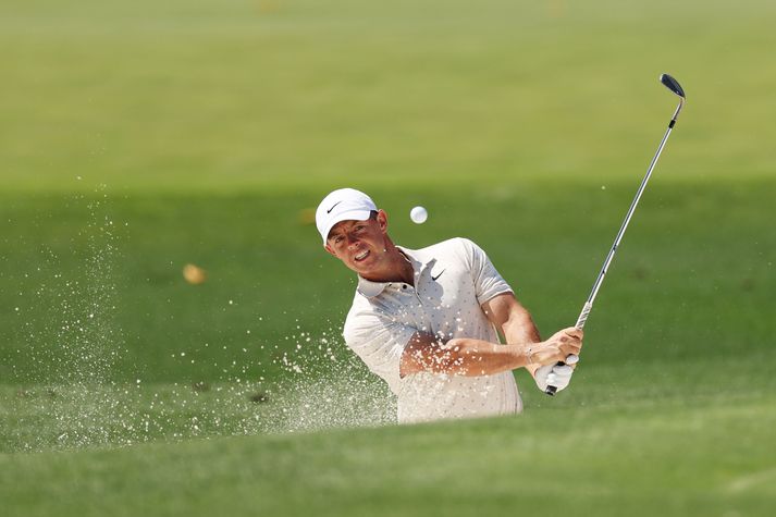 Rory McIlroy hefur ekki unnið risamót í ellefu ár en stefnir á að breyta því um helgina.