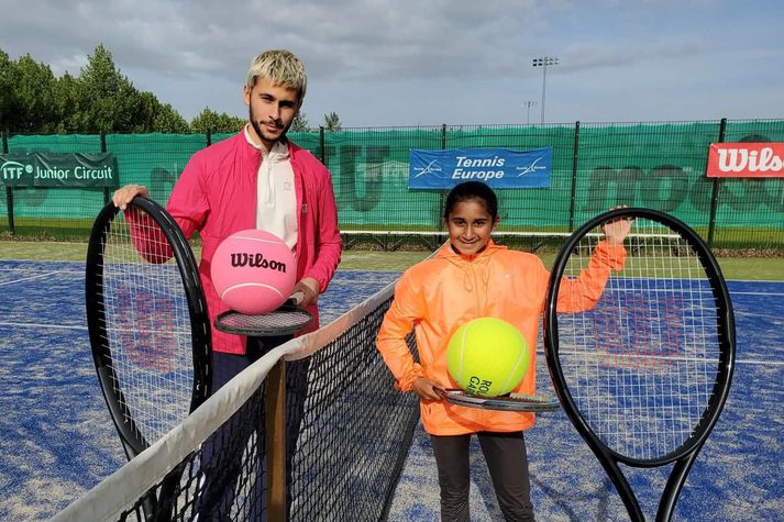 Rafn Kumar Bonifacius og Garima Nitinkumar Kalugade urðu Íslandsmeistarar í tennis í fyrra.