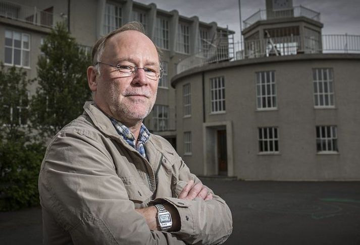 Björn segist hugsanlega verða skólaliði næstu þrjú til fimm árin. „Ef skólastjórinn telur að ég standi mig,“ segir hann af auðmýkt.