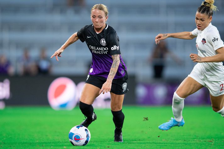 Gunnhildur Yrsa í leik með Orlando Pride.