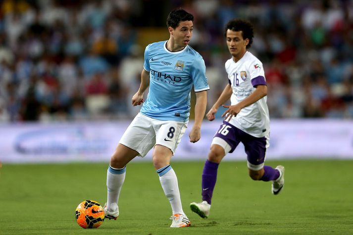 Samir Nasri í æfingarleik á dögunum.