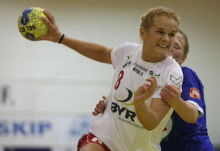 Elísa Ósk Viðarsdóttir og félagar í HK unnu í Fylkishöllinni í dag.