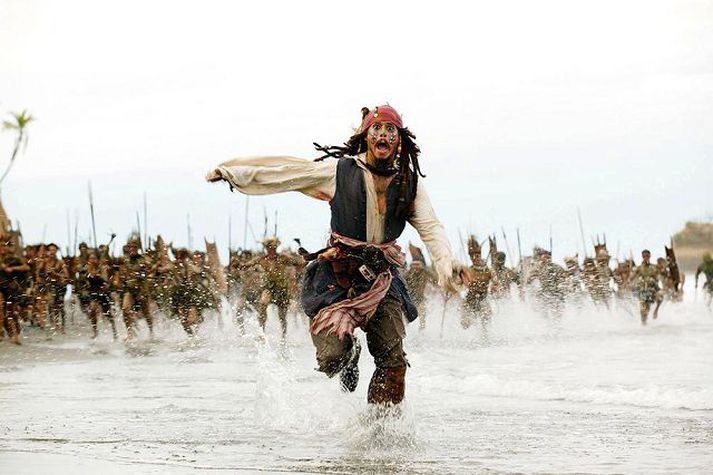 PIrates of the Caribbean Kannski var Jack Sparrow stolin persóna frá handritshöfundinum Royce Mathew.