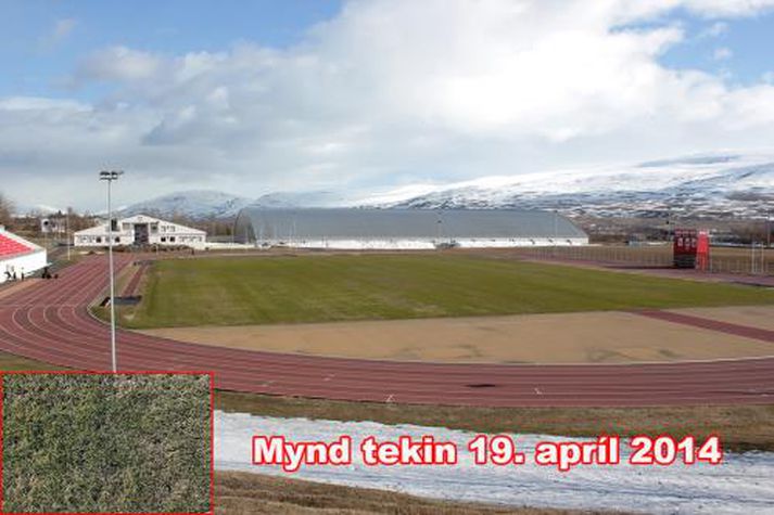 Þórsvöllur, mynd tekin fyrr í dag