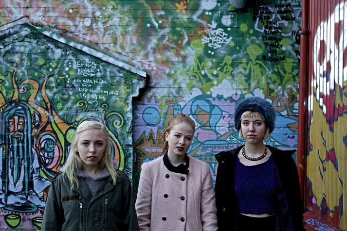 Sólveig Matthildur, Laufey Soffía Þórsdóttir og Margrét Rósa Dóru-Harrysdóttir eru meðlimir Kælunnar miklu.