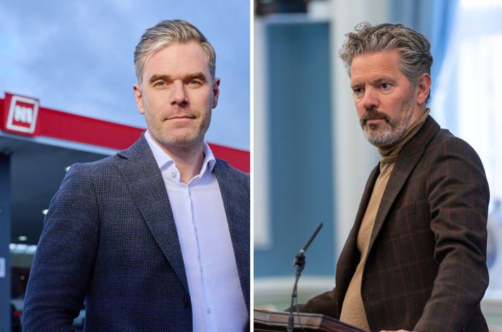 Magnús svarar Degi fullum hálsi.