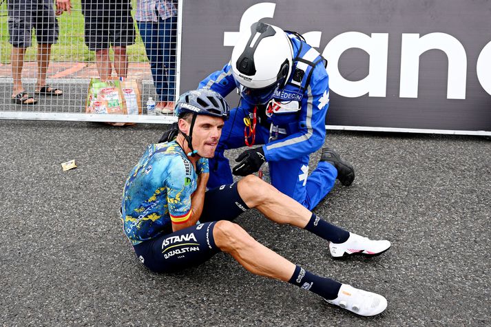 Spánverjinn Luis León Sánchez hefur keppt tólf sinnum í Tour de France en að þessu sinni varð hann að hætta keppni eftir aðeins fjóra keppnisdaga.