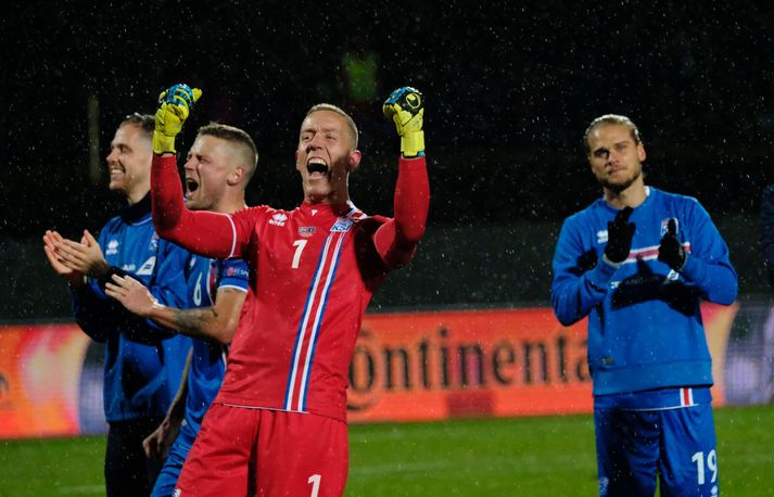 Hannes Þór Halldórsson segir að augnablikin á Laugardalsvelli séu þau bestu á hans ferli með íslenska landsliðinu.