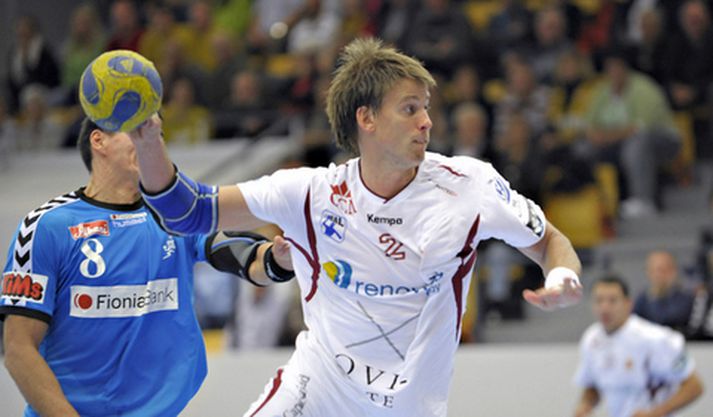 Daninn Torsten Laen var markahæstur í liði Ciudad Real í gær. Hér er hann í leiknum.