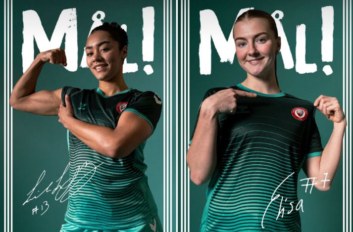 Linda Líf og Elísa Lana öflugar fyrir lið sitt