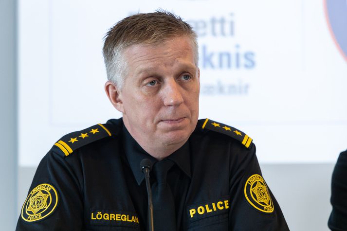 Víðir Reynisson, yfirlögregluþjónn hjá almannavarnadeild ríkislögreglustjóra og öryggisstjóri KSÍ.