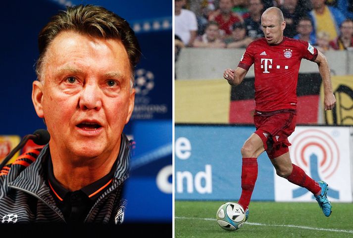 Van Gaal og Robben hafa áður unnið saman.