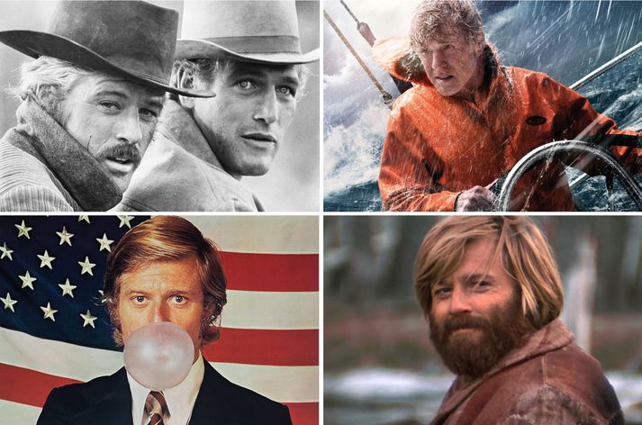 Robert Redford lék í tugum kvikmynda á sínum sextíu ára leiklistarferli og er ein skærasta stjarna Hollywood.