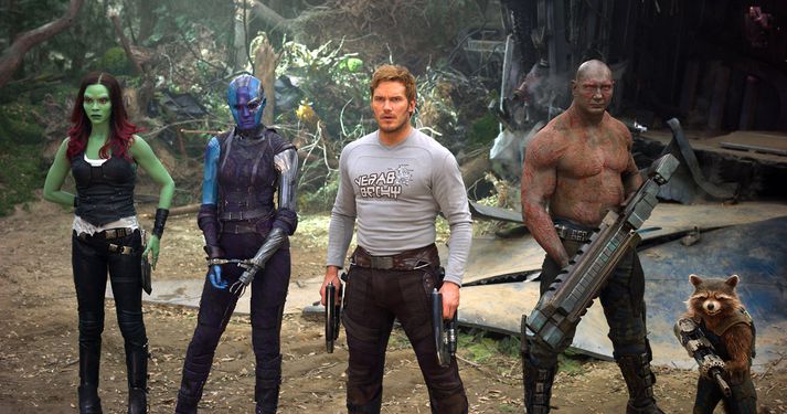 Leikarar Guardians of the Galaxy Vol. 2 spila vel saman og útkoman er áreynslulaus og skemmtileg.