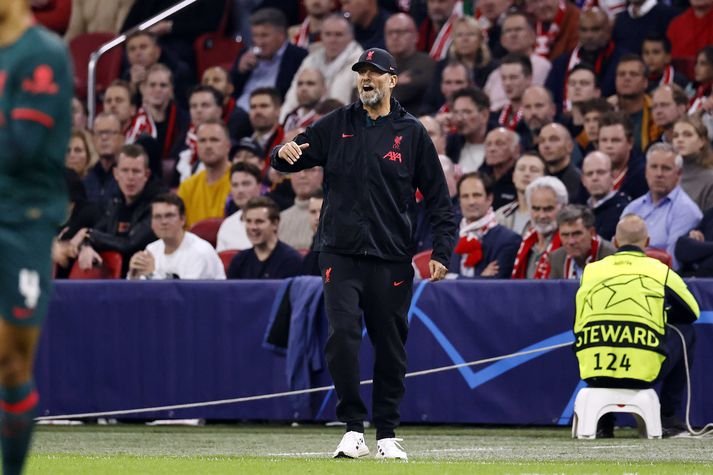 Klopp á hliðarlínunni í leiknum gegn Ajax.