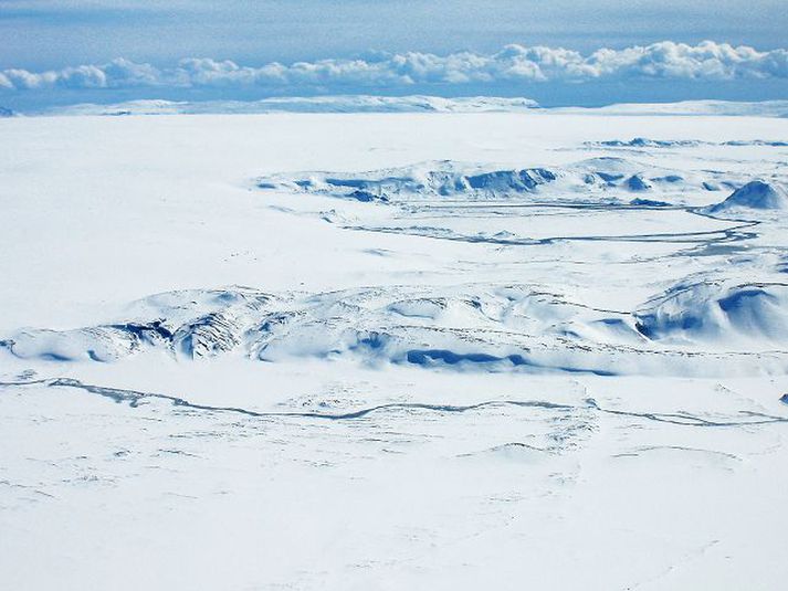 Austari Sigketill í Vatnajökli Vatnajökull