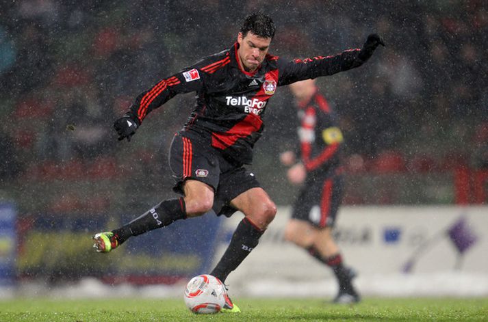 Ballack í leiknum í gær.