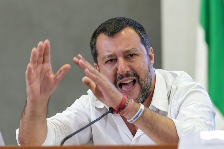 Salvini er ósáttur.