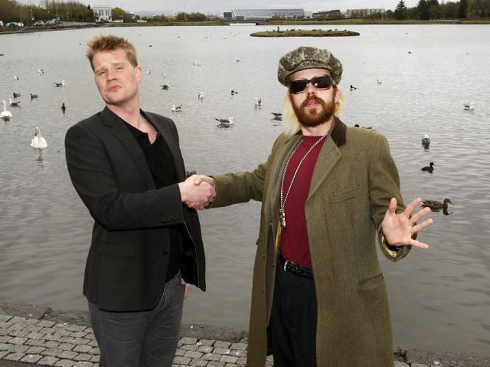 Bragi Valdimar og Óttarr Proppé vinna að glaðlegri barnaplötu.